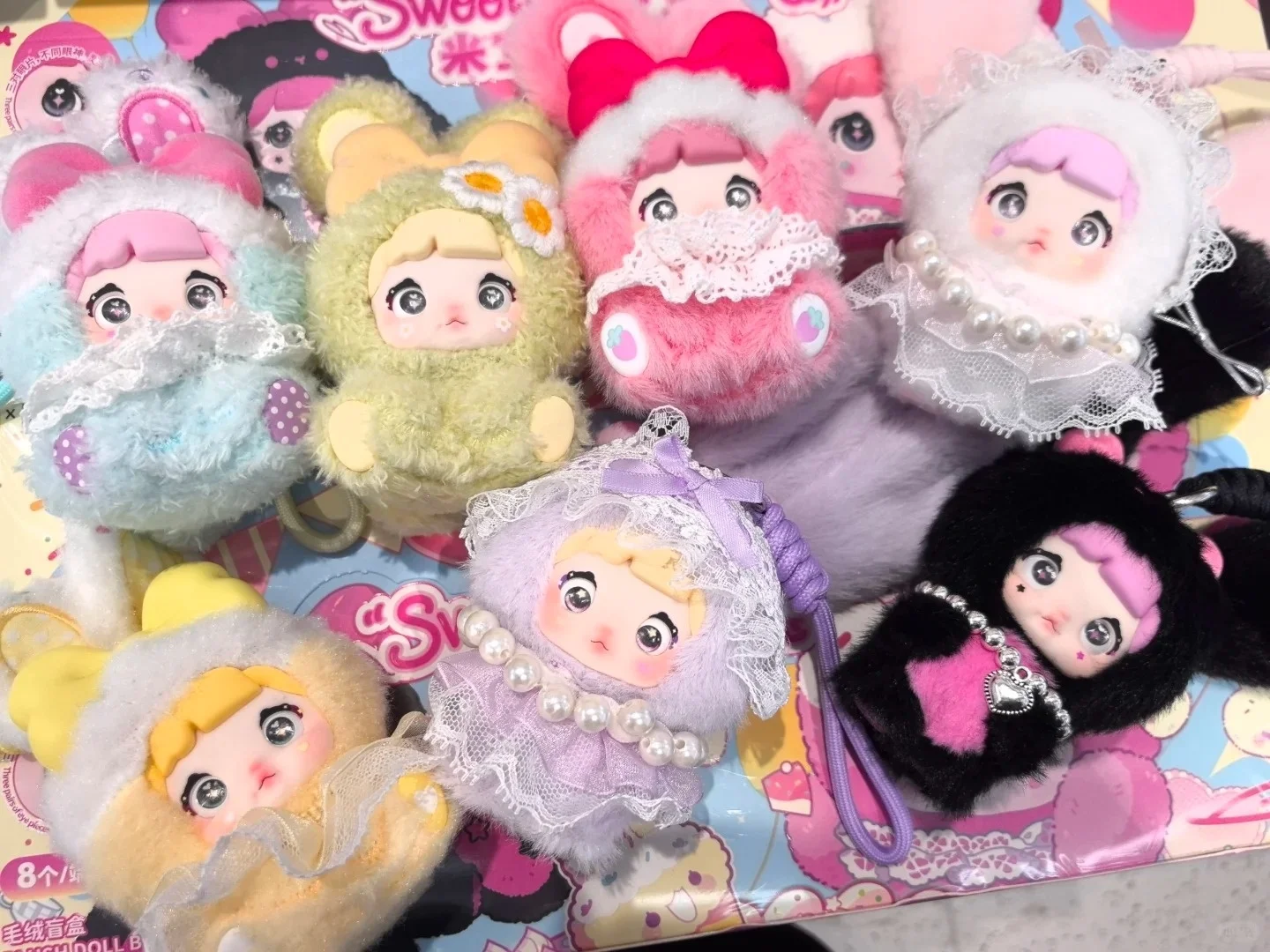 

Nommi Baby Sweet Heart Bunny плюшевая кукла игрушка модная слепая коробка игрушки орнамент украшение сумка кулон тренд сюрприз подарок для девочки