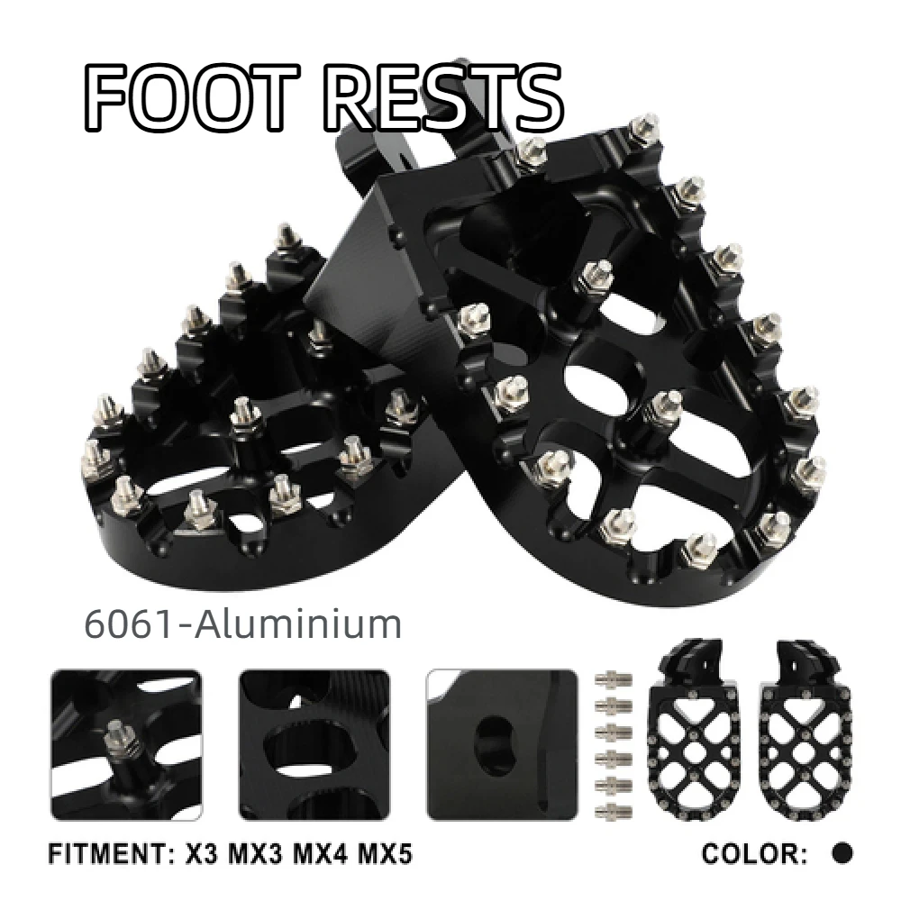 AliExpress JFGRACING Footpeg Pedals Footrest Foot Pegs Rests Motorcycle Accessories For Talaria Sting X3 MX3 MX4 MX5 Electric Vehicle Bike Aluminium