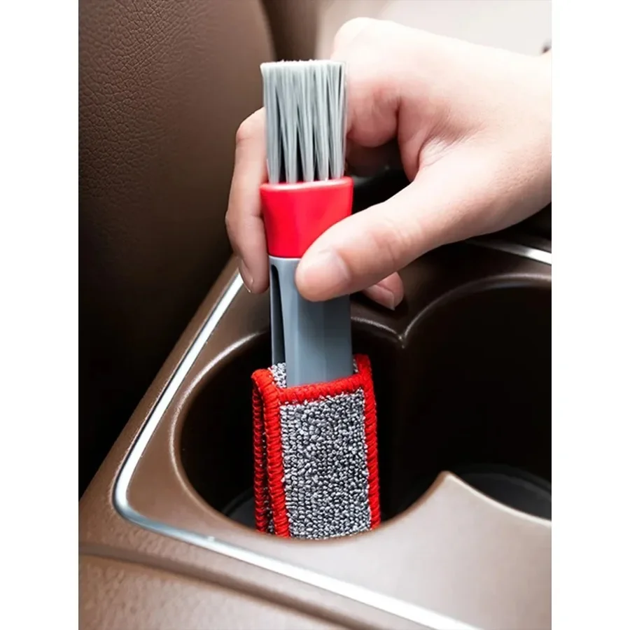 Car Air-Conditioner Outlet Cleaning Tool Car Interior Air Vent Dashboard Blinds Keyboard Dust Removal Brush Auto Accessories