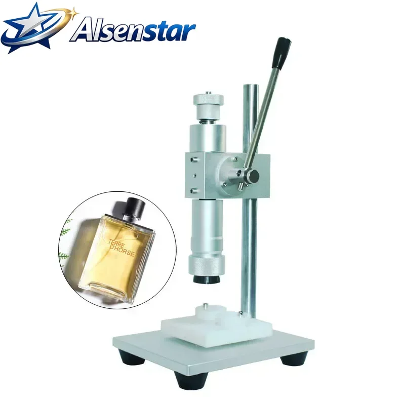 13MM/15MM Vial Crimper Metal Collar Cap Press Locking Capping Equipment Manual Perfume Spray Bottle Capping Machine for Packagin