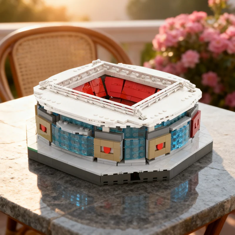 

1236pcs MOC Emirates Stadium Sports Soccer Model Building Blocks Festival Gifts Toy Construction DIY Creative Education Brick