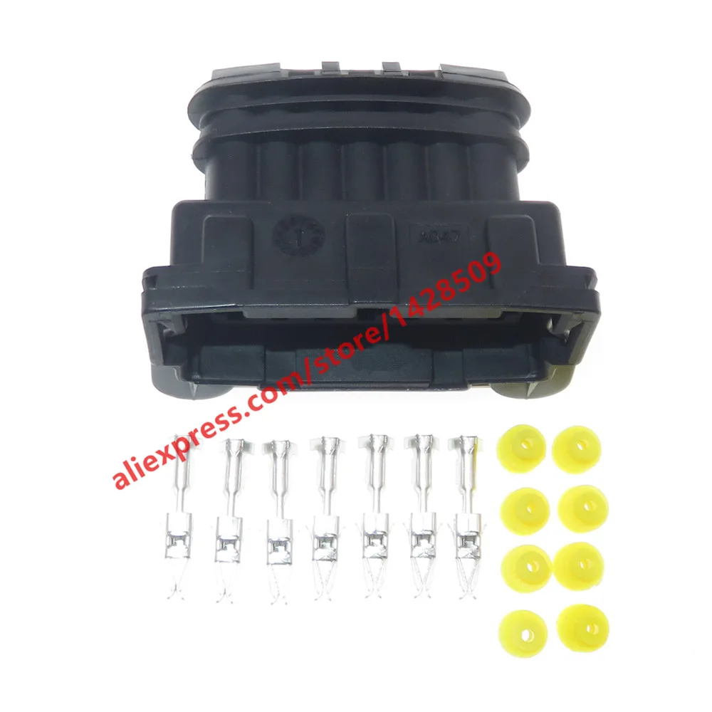1 Set 7 Pin 282768-1 282194-1 Automobile High-performance Waterproof Wire Cable Harness Connector