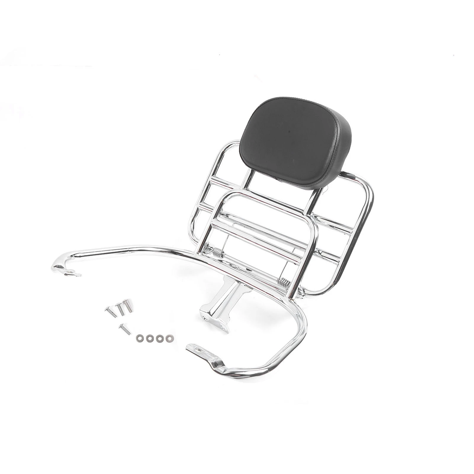 رف أمتعة خلفي فضي مع وسادة مسند ظهر مناسبة لـ Sprint Primavera 150