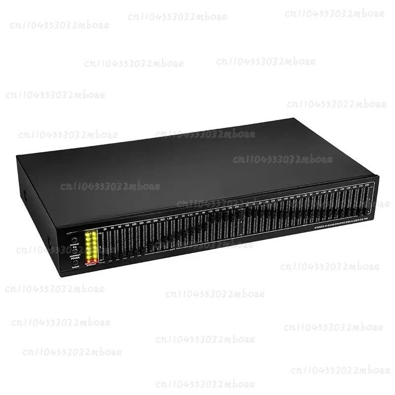 Dual 20 Segment Stereo Equalizer Amplifier Preamp EQ Tone Treble Midrange Bass 40-Band Equalizer Built-In Bluetooth EQ-799