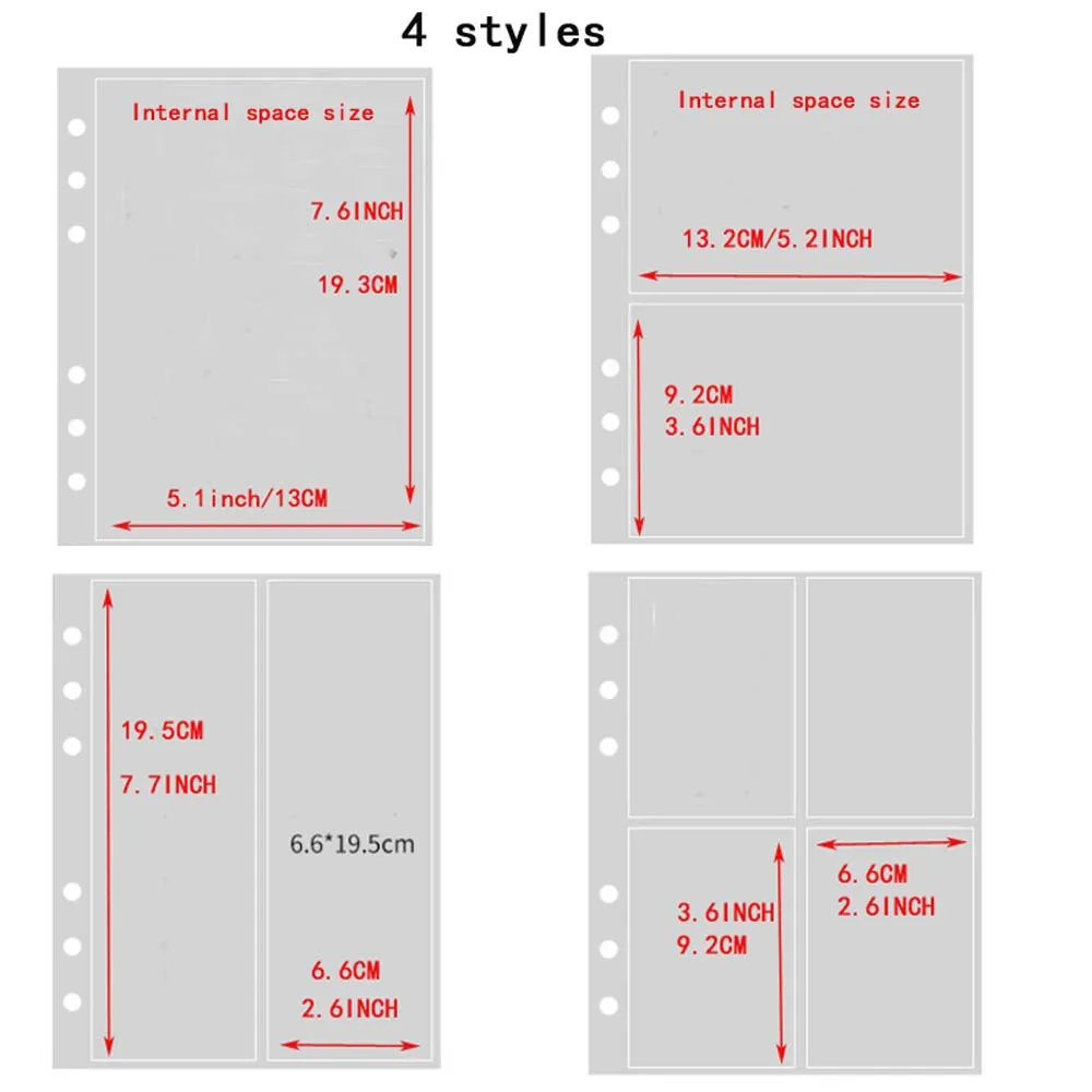 Zipper Album A5 Binder 30 sheet Kpop Photocard Collect Book Photo Cards Organizer Notebook With 30PCS Sleeves School Stationery