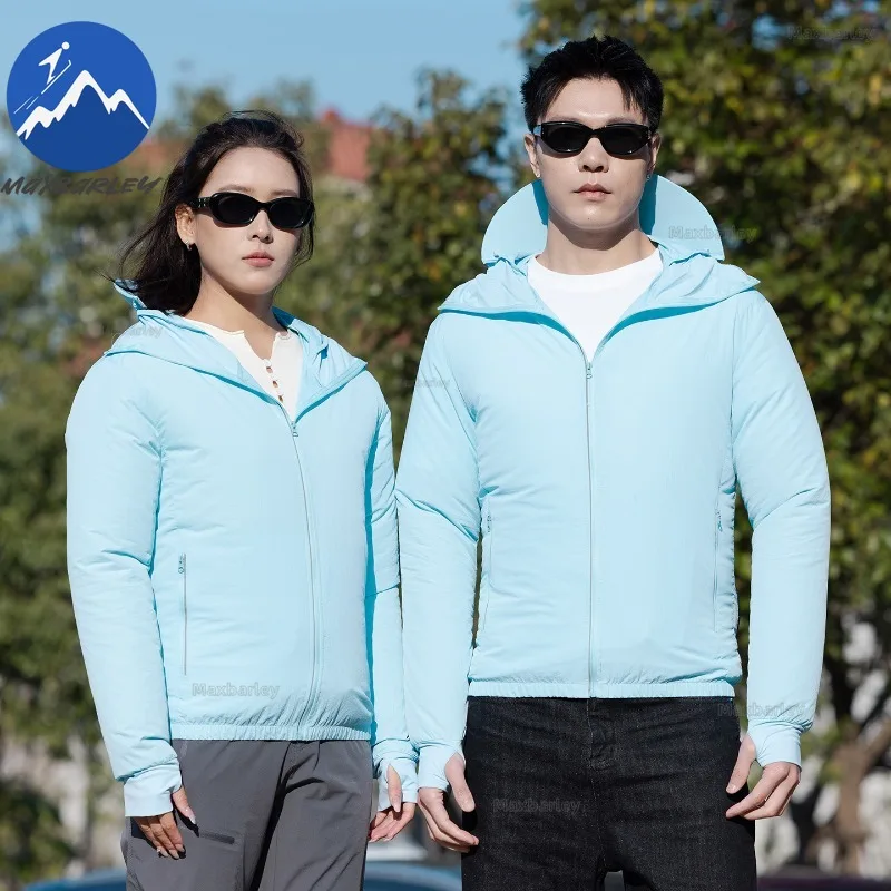

Summer Sunscreen Jacket Men Smart Air Conditioning Cooling Windbreaker Outdoor UV Heatstroke Prevention Cooling Camouflage Coat