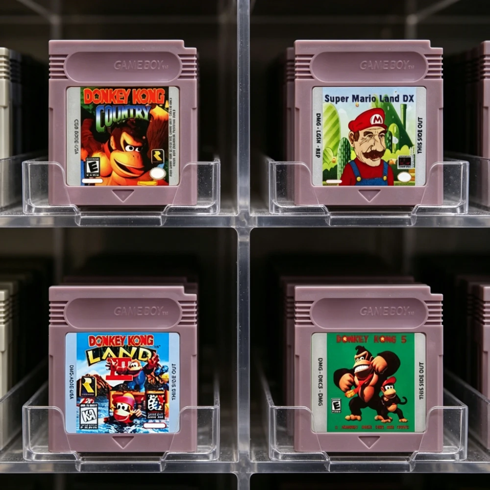 USA GBC 16 Bit Game Video Game Cartridge Console16 Bit Game Card Wario Land Donkey Kong Wario Land 2 Yoshi for GBC/GBA view 4