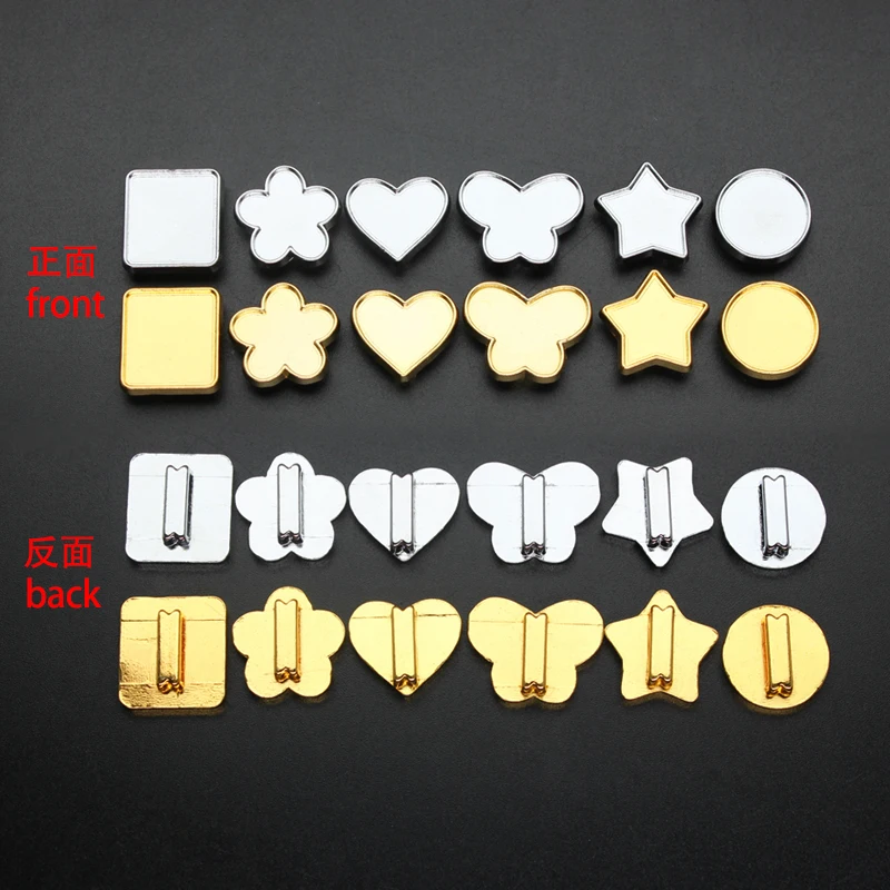 Can Put Sticker Yourself Slide Charms Inner 8mm Fit 8mm Belt Collar Keychain Bracelet Cellphone DIY Accessories Jewelry Gift