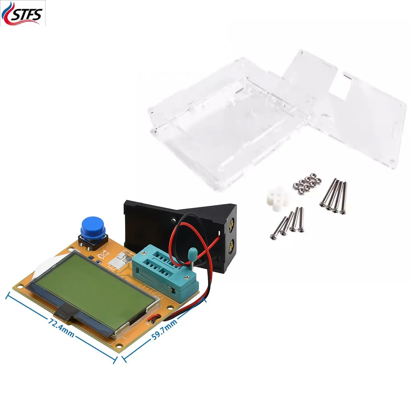 LCR-T4 ESR Mètre Transistor Testeur Diode Triode puzzles itance 999 Inductance Nouveau M12 dropship