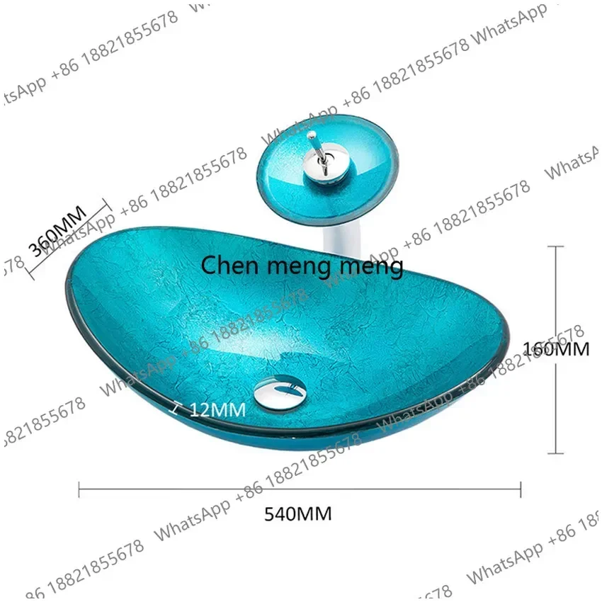 Z1362021 New Cyan Tempered Glass Waterfall Spout Basin Black Tap Bathroom Sink Washbasin Bath Brass Set Faucet Mixer Taps