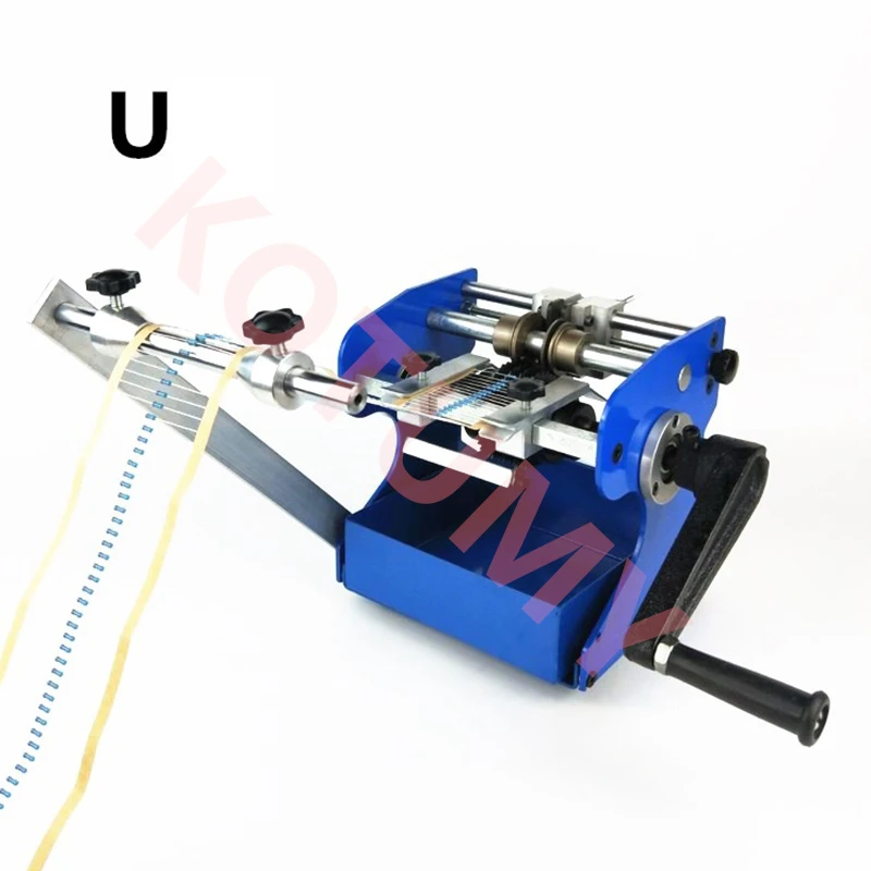 Hand Crank Resistance Forming Machine U/F Type Resistor Axial Lead Bend Cut & Form Machine Manual U/F Type Bend Molding Machine