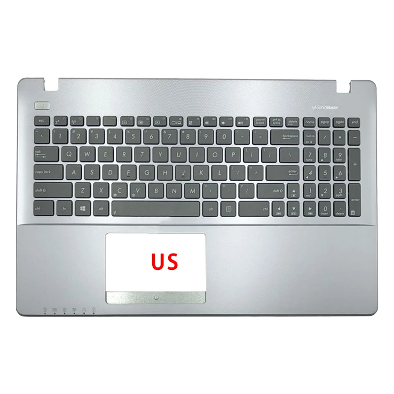 New For Asus K550D A550D K550DP X550D K555Z VM590Z;Replacemen Laptop Accessories Palmrest/Keyboard 