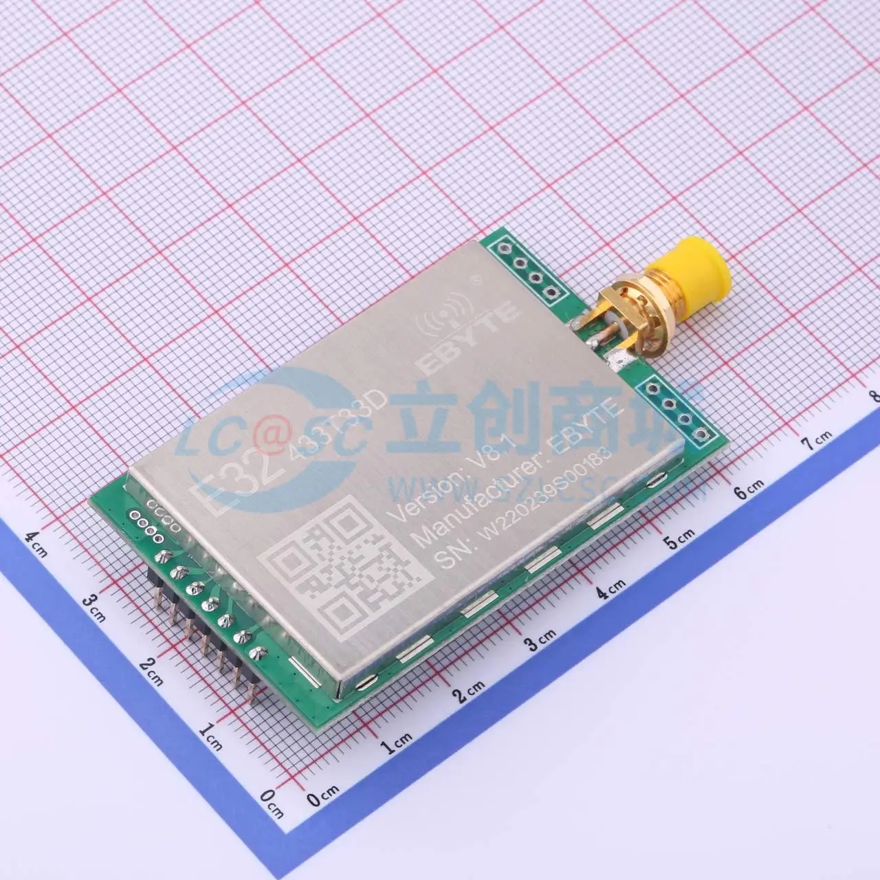 1pcs E32-433T33D 34dBm UART LoRa Wireless RF Transceiver Module