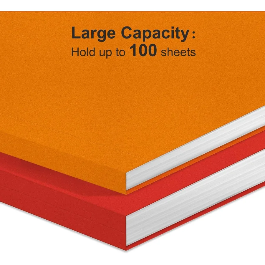 Folder File ViVin Muat Kertas Ukuran Letter 8,5 x 11 dengan Tab 1/3-Cut, 36 Pack, Warna Manilla, Sempurna untuk Rumah dan Kantor