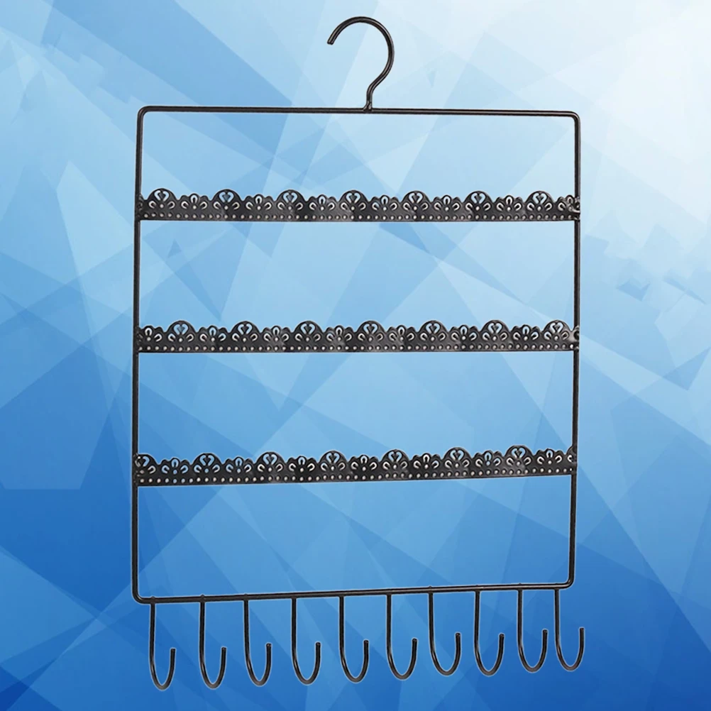 

Wrought Iron Hook Jewelry Stand Necklace Rack Earrings Holder Hanger Display Bracelet