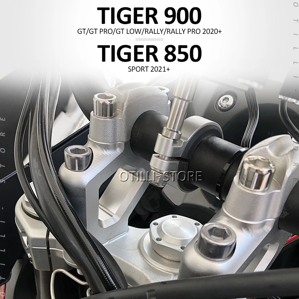 

For Tiger 850 Sport Explorer 1200 XC Handle Bar Mount Extend Adapter For Tiger 900 GT LOW RALLY PRO New Handlebar Riser Clamp