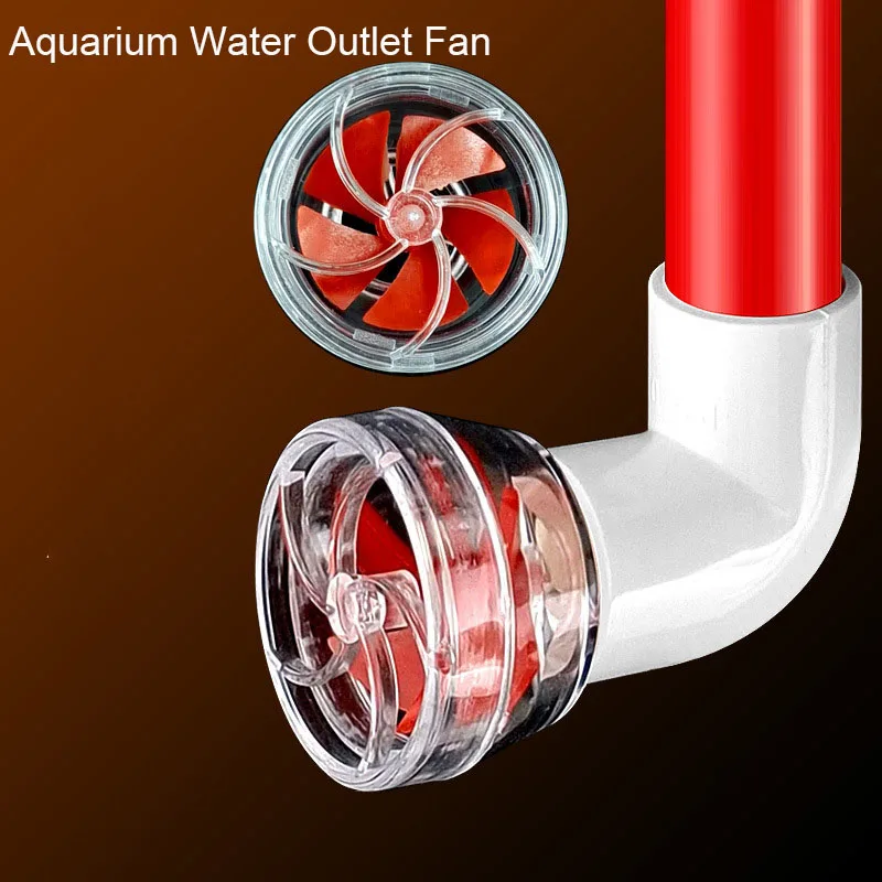 360° Rotation Aquarium Fish Tank Wave Maker Rotary Pump Head Tool Automatic Rotating Wave Making For Water Pumps Accessories