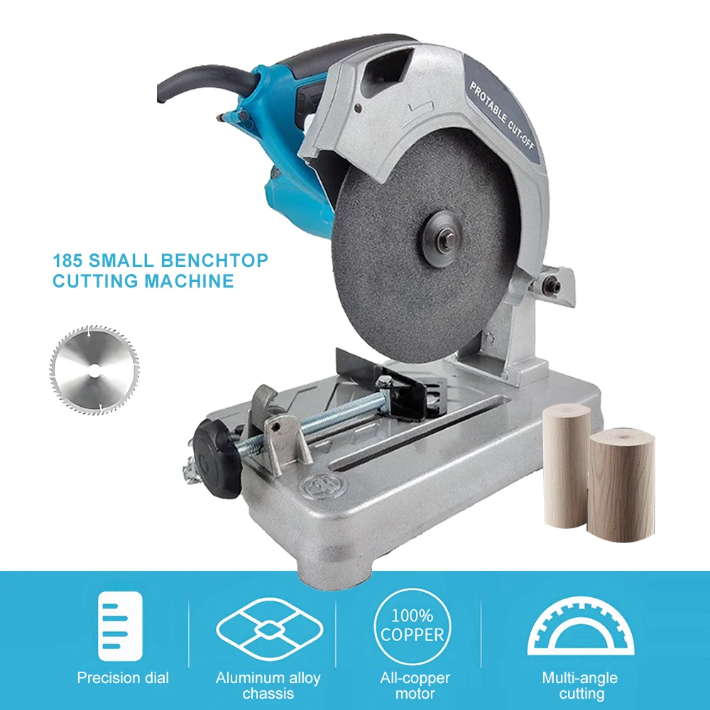 

Многофункциональный станок для резки профиля 0-45 градусов, мини-настольная пила для дома, электрическая настольная пила для резки металла, дерева, пластика