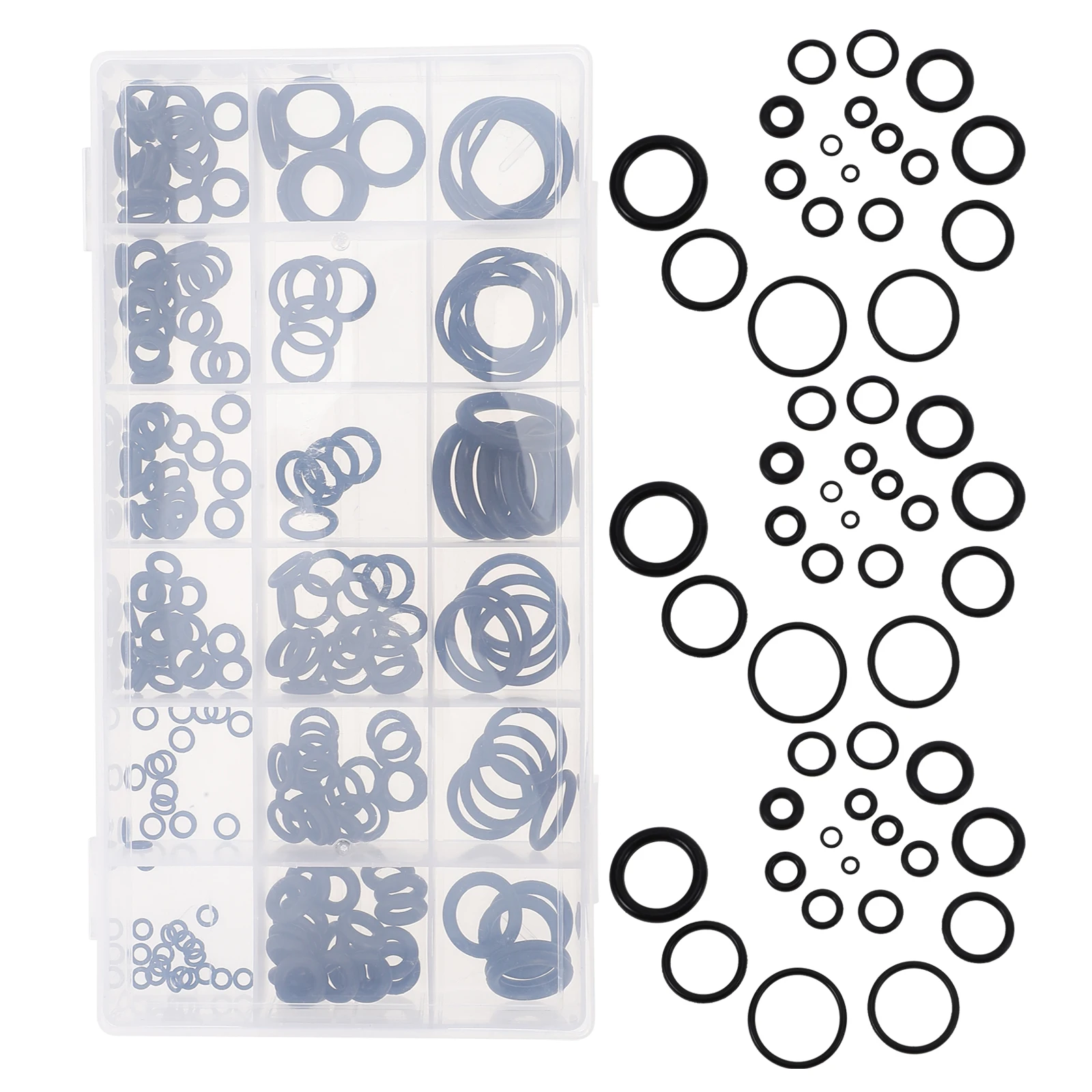 

Fishing Rod Hole Repair Kit All-In- -Rings Tools Angling Pole Tube Fixing Set Durable Supplies For Rod Repair Multiple Sizes