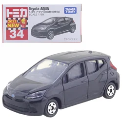 Takara Tomy Tomica No.34 Toyota Aqua (First Special Specification) 1/59 Car Model Simulation Toy Boy Toy Collection