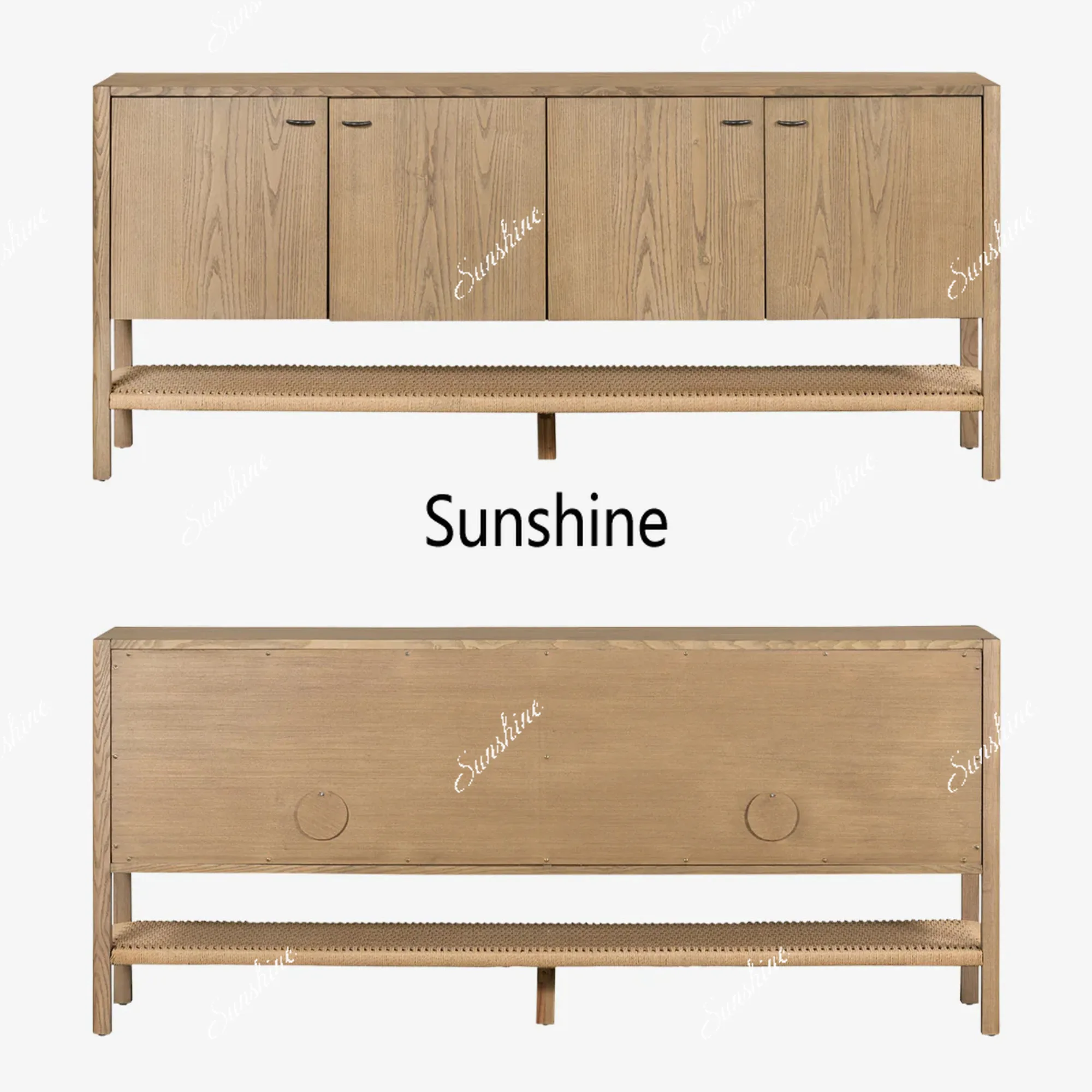 

Wood Entrance Cabinet American Luxury Sideboard for Home & Hotel Furniture New Living Room Storage Cabinet