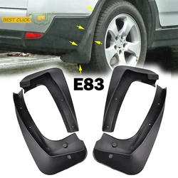BMW X3 E83 2007 2008 2009 2010 머드 플랩 스플래쉬 가드 머드 가드, 전면 후면 펜더 액세서리