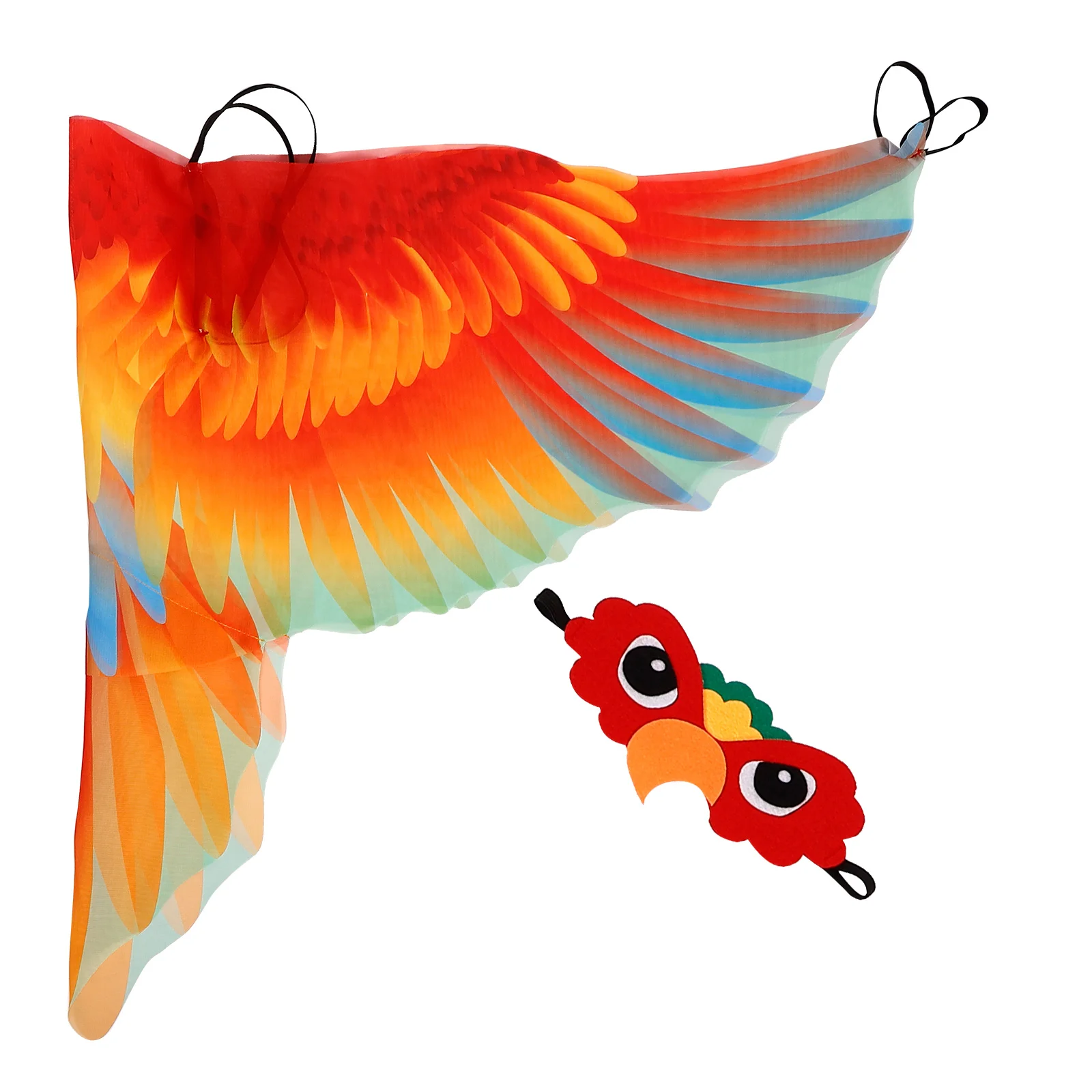 

Parrot Wings Blue Performance Props Cloth Material Party Accessories Wing Parrot Cloak Prop Prop Stage Toy