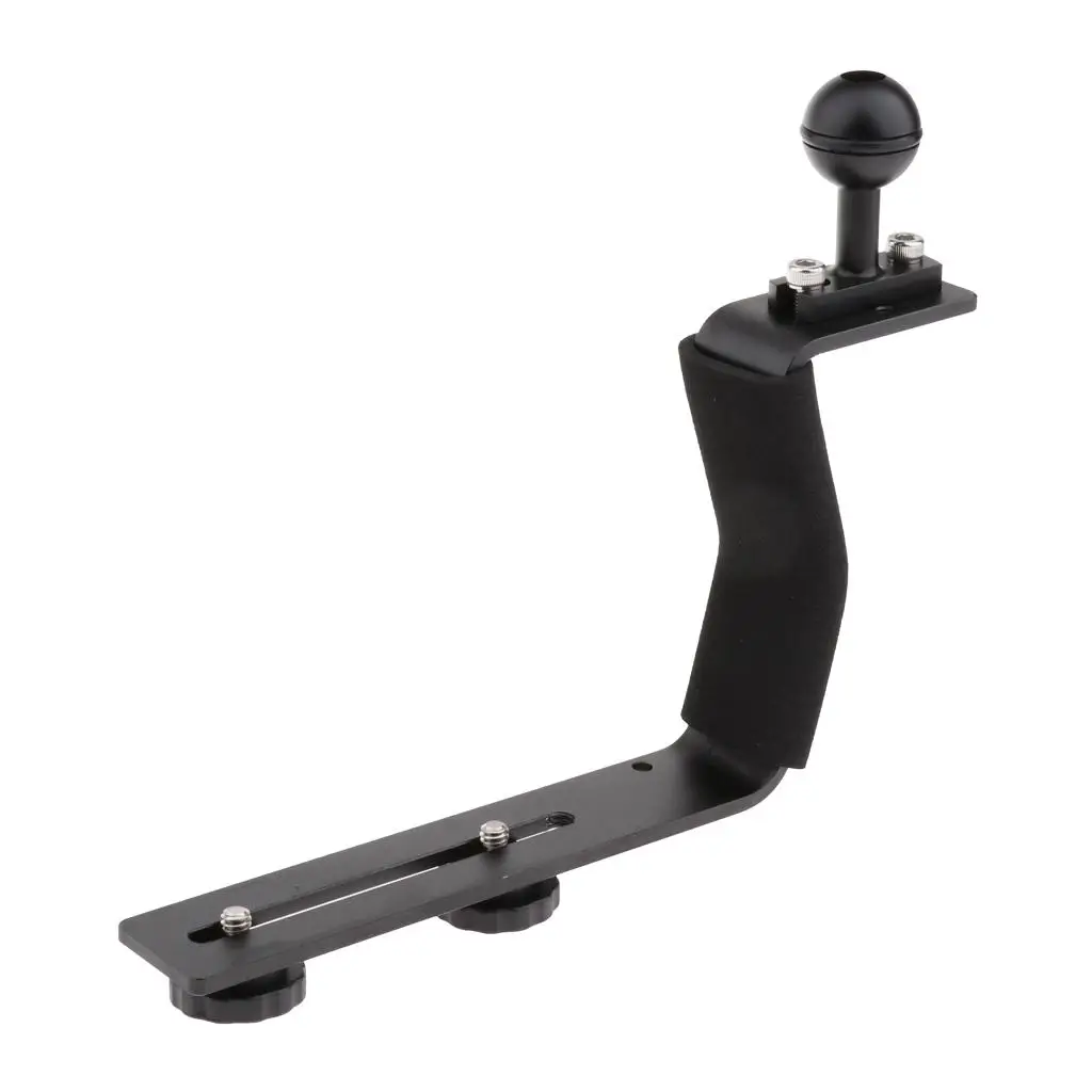 Universal Diving Camera Handle Tray Aluminum Alloy Underwater SLR Bracket Ball Head Arm Holder for 35 Mm Camera Roll Accessories