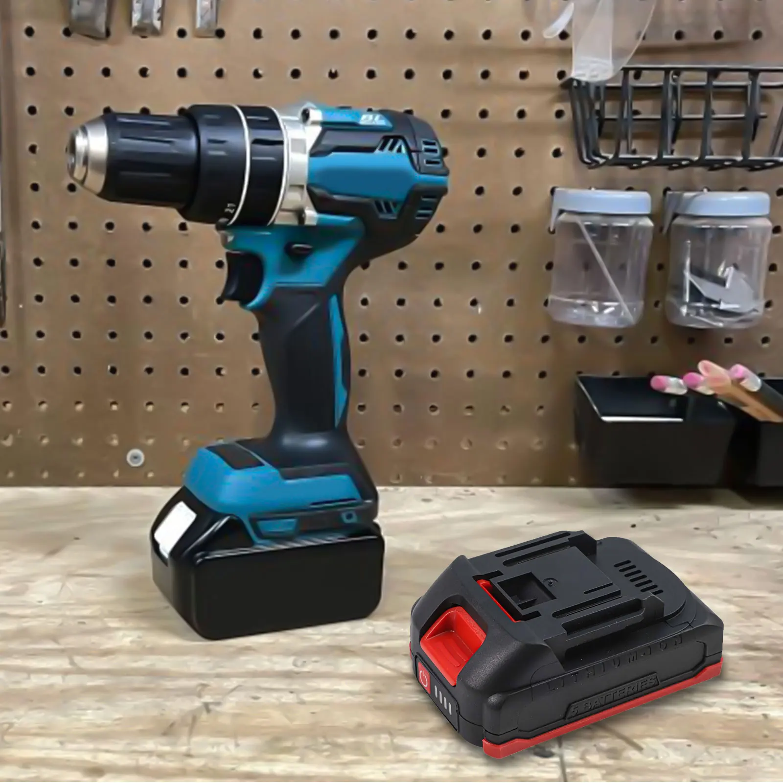 

1 Battery Case Battery Case Batteries Battery Plastic Case Metal Plastic Battery Case Power Tools Charging Board