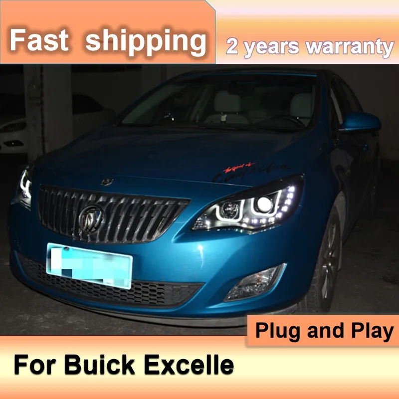 Car Accessories for Buick Excelle XT Headlight 2010-2014 Opel Astra Headlamps DRL Turn Signal High Beam Projector Lens