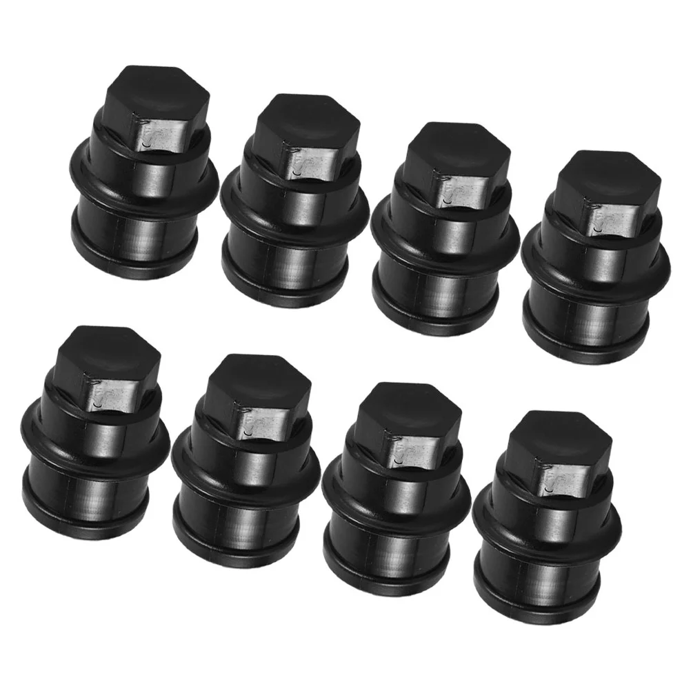 

8Pcs Universal Lug Nut Covers Stylish Metal Car Wheel Protectors Easy Install for Semi Trucks Motorcycles Lug Nut Covers