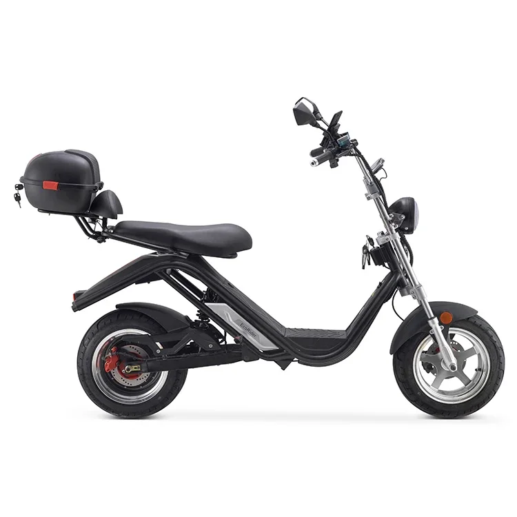 Motocicleta elétrica barata, Scooter Citycoco, Motor 2100W, 60V, 20Ah, Armazém da UE, 2020