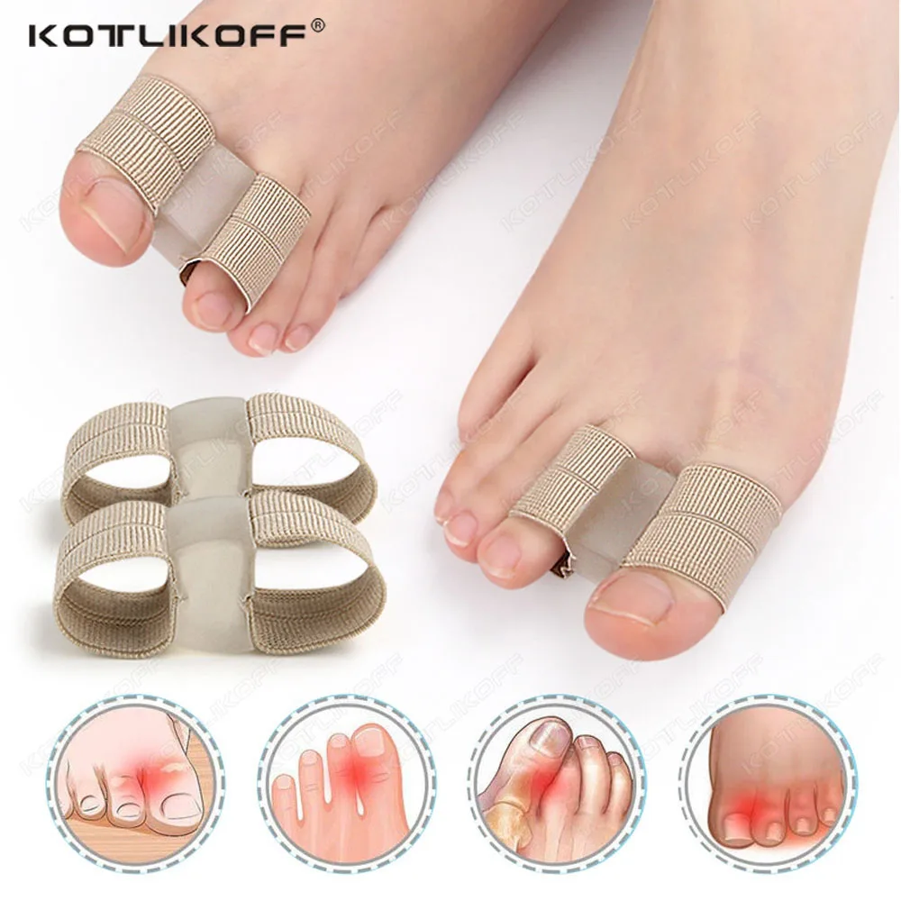 Silicone Toe Separator Hallux Valgus Bunion Corrector Orthotics Feet Bone Thumb Adjuster Correction Pedicure Feet Straightener