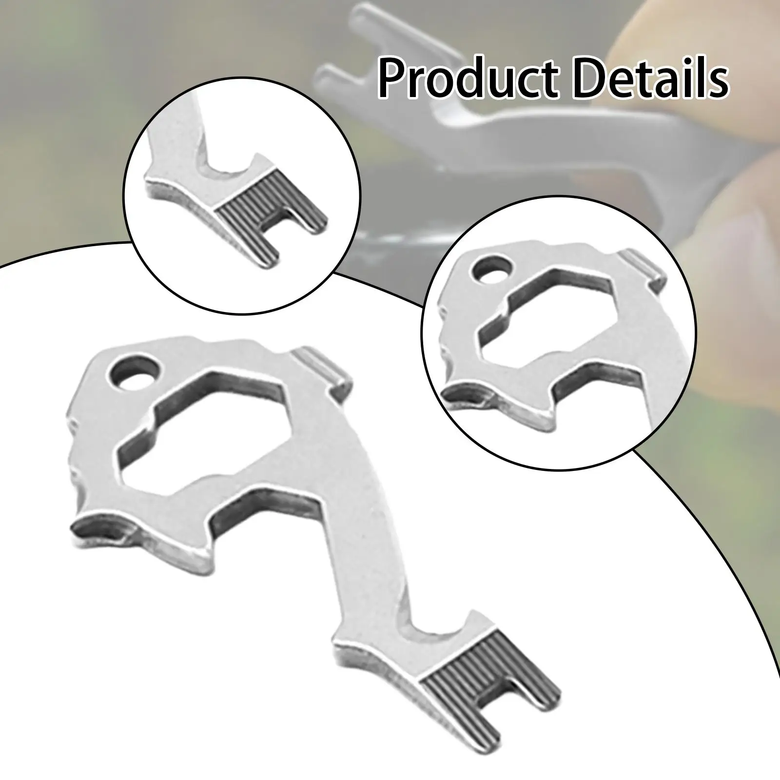 

Beer Bottle Opener Bar Tool Utility Gadget Manual Stainless Steel Multifunctional Compact Wrench for Office Home Party Hotel KTV