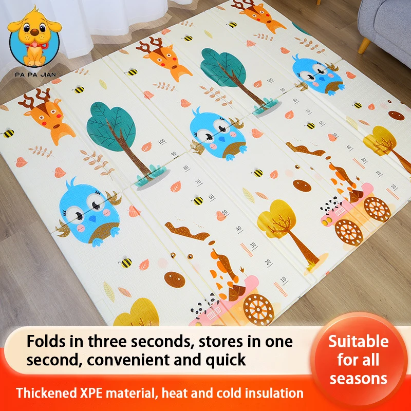 

Baby Educational Crawling Mat Cooling-proof Baby Crawling Mat Foldable Baby Floor Mat XPE Crawling Mats Non-slip Activity Carpet
