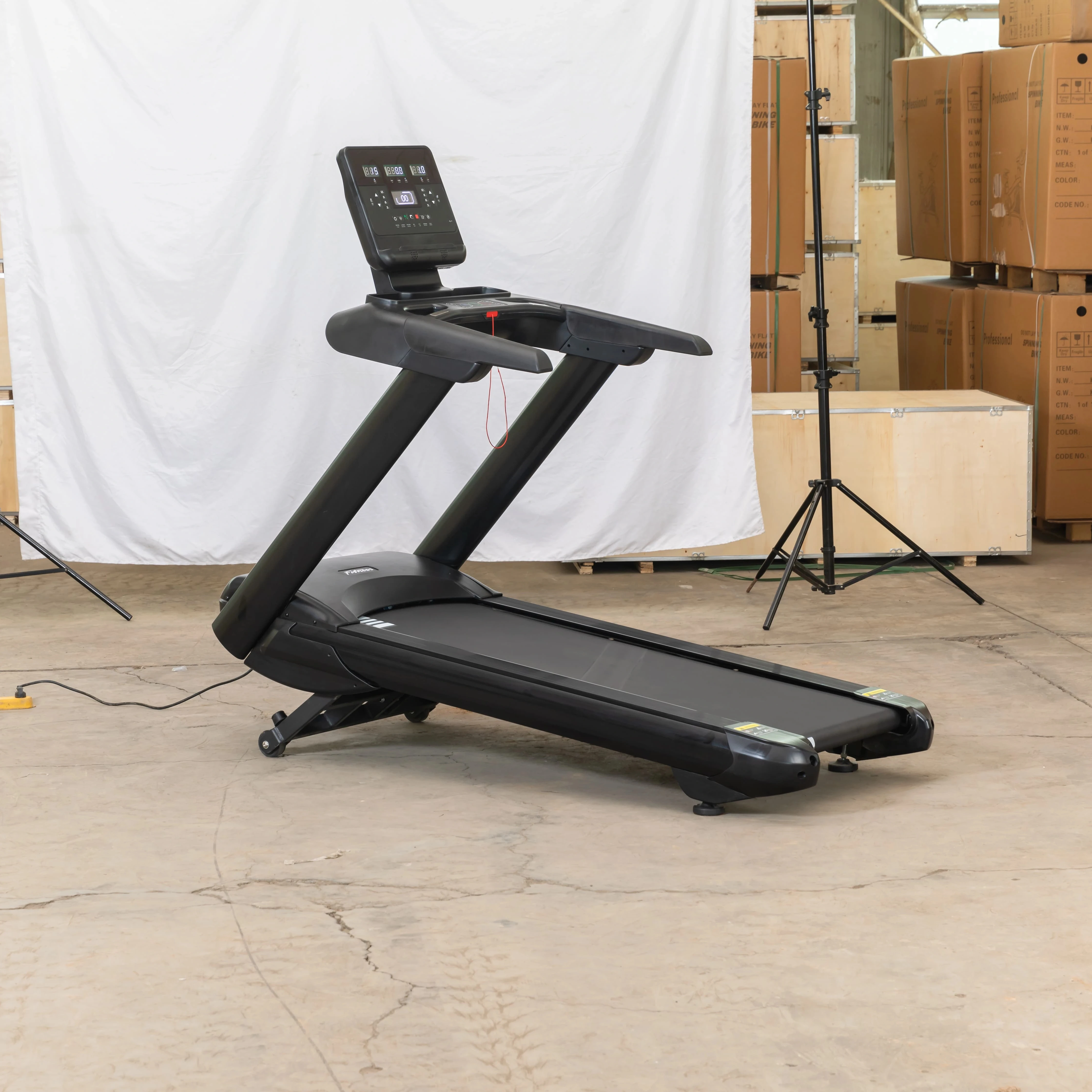 

Беговая дорожка 2025: Новая профессиональная электрическая многофункциональная беговая дорожка для спортзалов с регулировкой, для похудения, бесшумная, коммерческая