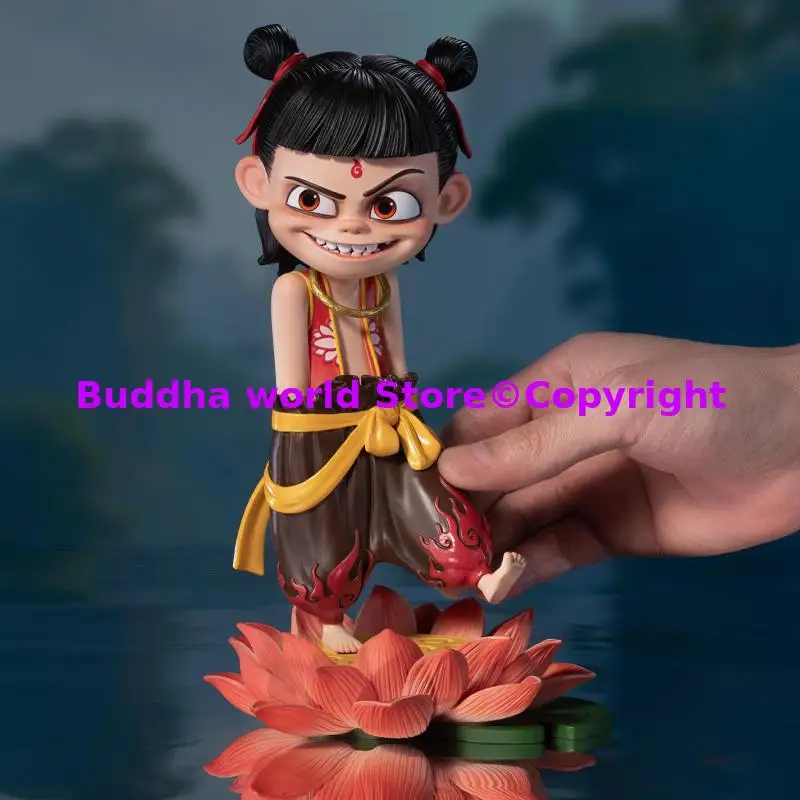 2026 NEW POP Figure Nezha Garage Kit handmade copper Carving Model Home ornament boss office decor Birthday gift 50% off