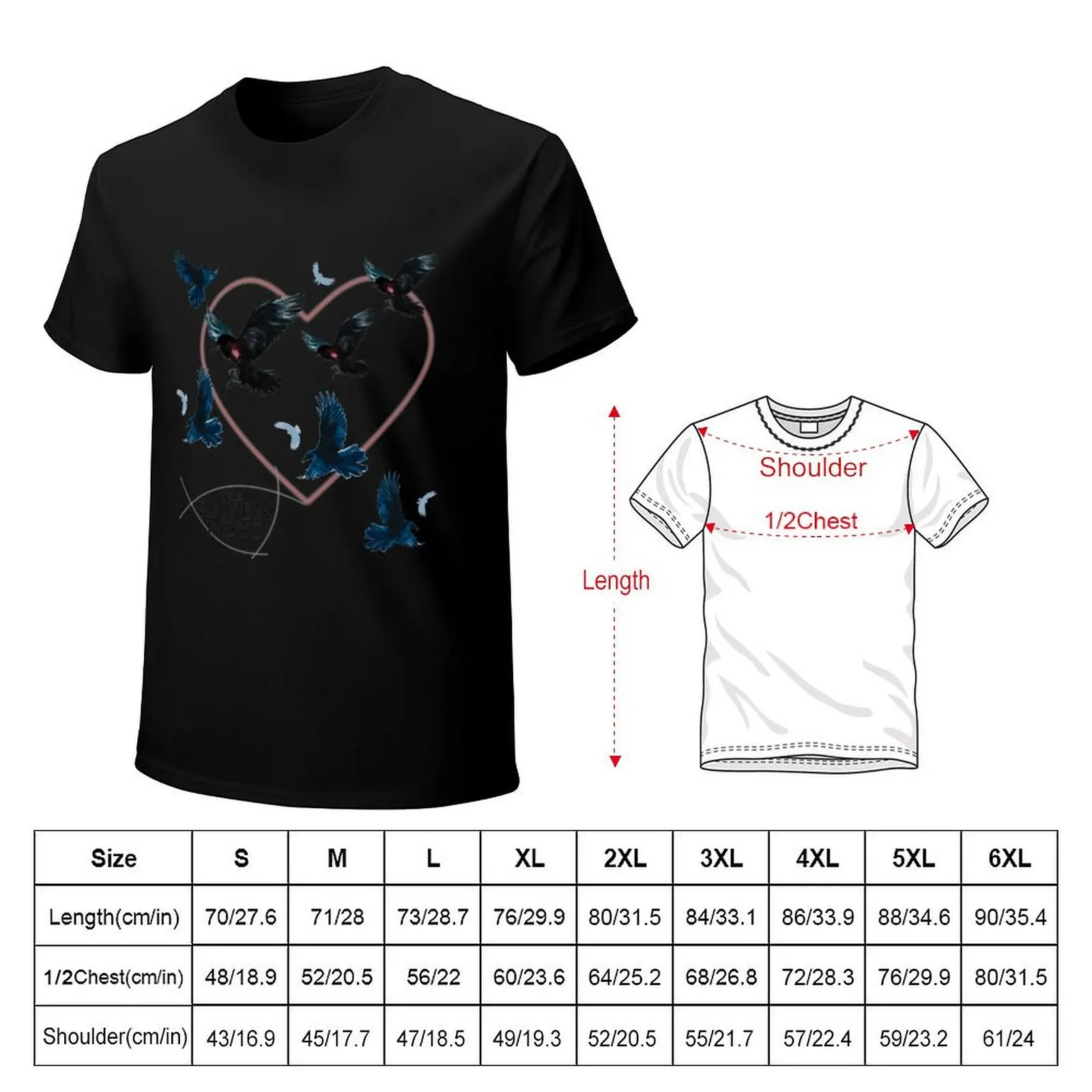 Raven Boys T-Shirt Trend Art Print T-Shirt