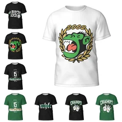 Maccabi MHFC Haifa Men's Athletic Cotton Classic Short Sleeve Crewneck T-Shirt Tee Shirt