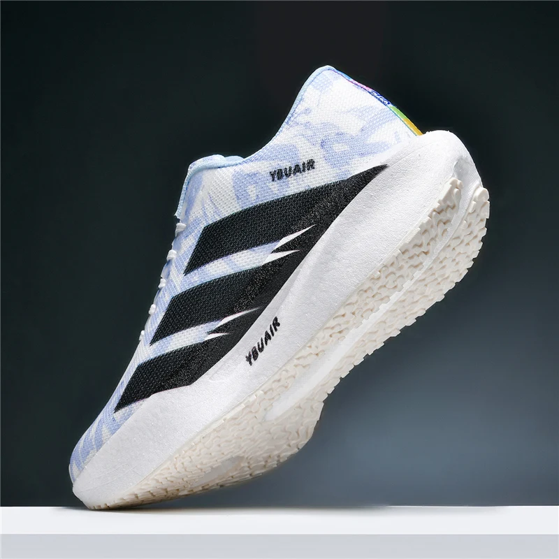 Sports Running Shoes Men Marathon Athletic Outdoor Carbon Plate Breathable Lightweight Comfortable Women's Professional Sneakers