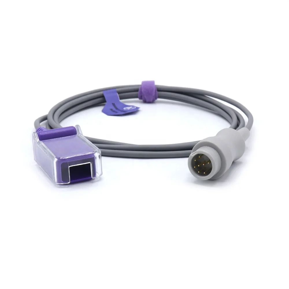 SpO2 Adapter Cable Compatible 0010-20-4271 2 Mindrays 572A 8-Pin Oximx