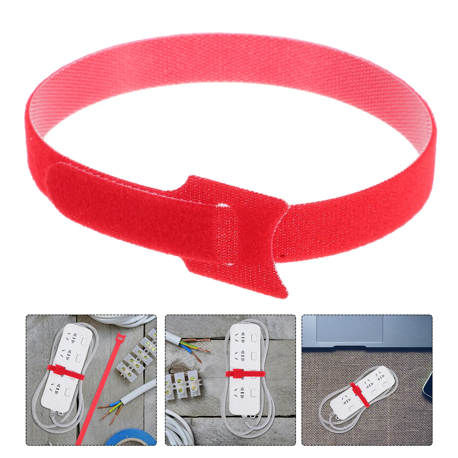 100 Pcs Cable Holder for Wrapping Ties Charging Cords Appliance Reusable Computer