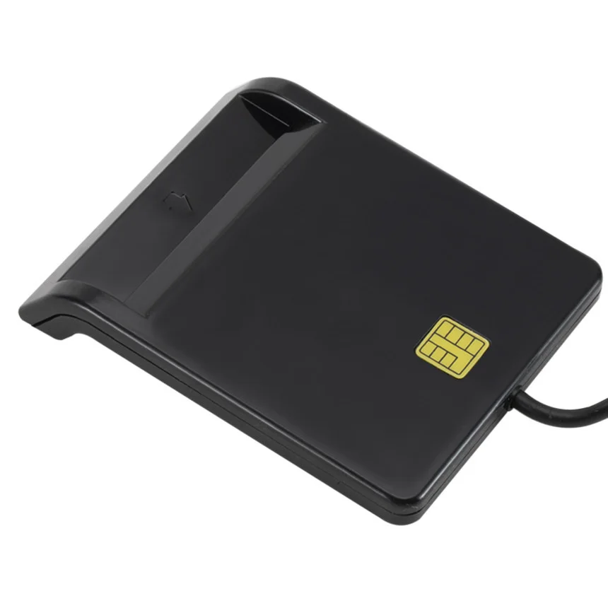 USB Smart Card Reader For Bank Card IC/ID EMV card Reader High Quality for Windows 7 8 10 Linux OS USB-CCID ISO 7816