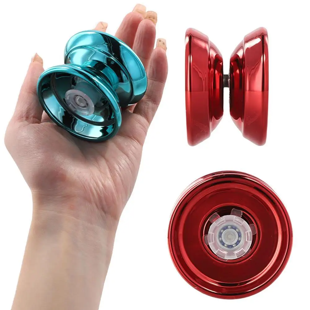 Fashion Yoyo Professional Magic Yoyo Aluminum Alloy Metal Yoyo Bearing with Spinning String Children\'s Classic Yoyo Toy Hot Sale