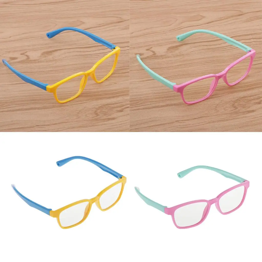 Children Sunglasses UV400 Anti Blue Light Soft Frame Gaming Glasses Multicolor Eyeglasses for Boys Girls