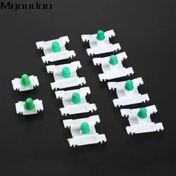 10pcs/lot White Nylon Exterior Door Fender Moulding trim clips 51131960054 Auto Fastener Clip For MK3 Golf Long Short Stem