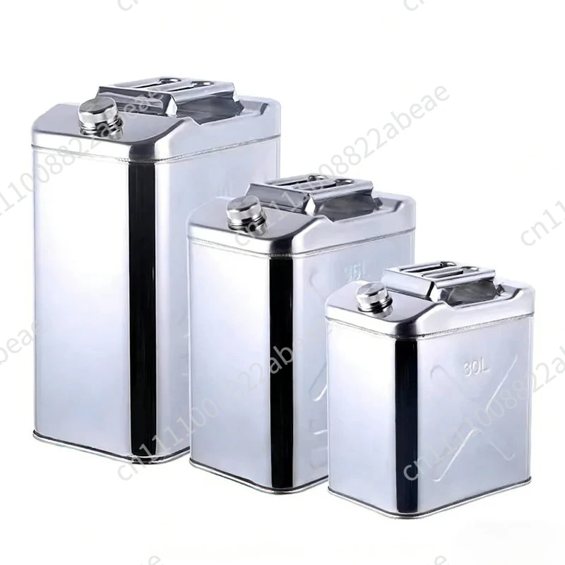 Thickened 304 stainless steel oil drum Oil drum 30 liters 20 liters 10 liters refueling Diesel drum