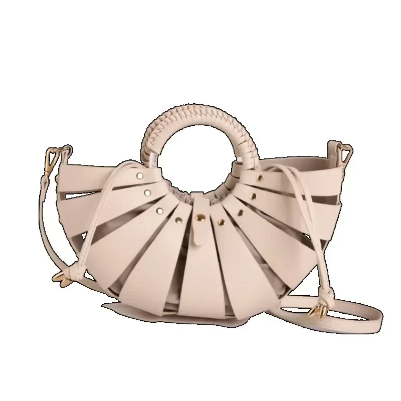 Unique Leisure Leather Diaper Bag For Women Classic Designer Paris High End Handbag Square Satchel Casual Large Capacity