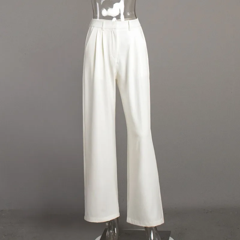 

2026 Spring and Summer High Waist Wide-footed Pants Temperament Commuter Women's Trousers