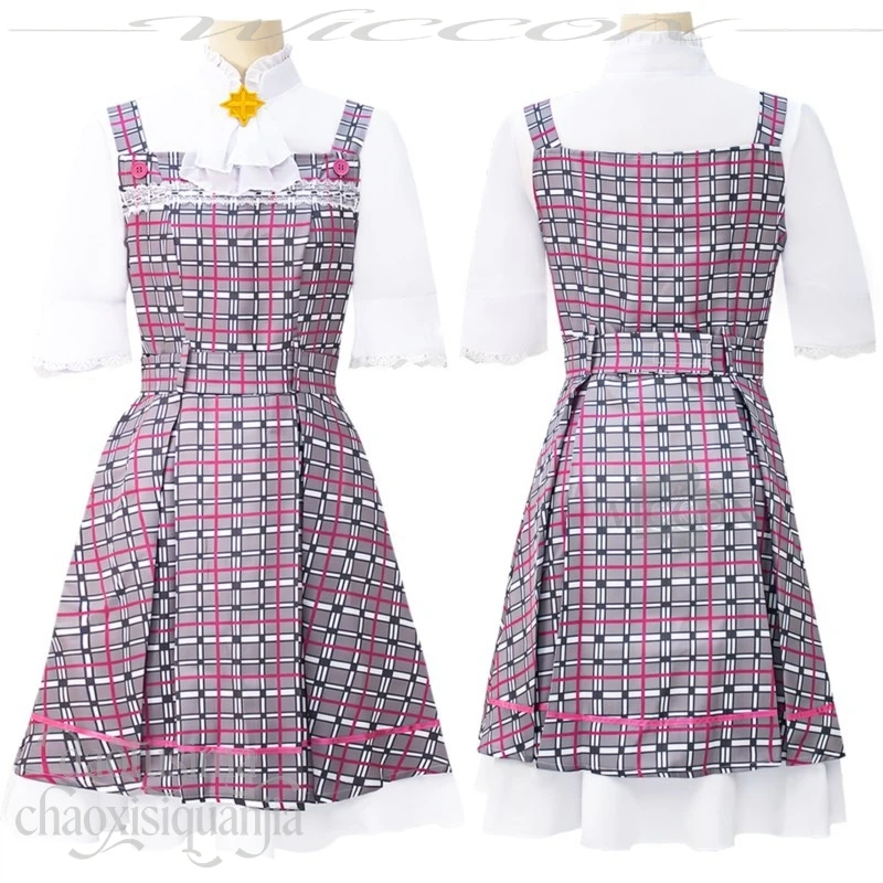 Anime Galgame Manakashi No Yuri Wa Akaku Somaru Cosplay Kanzaki Manami Japanese School Uniform JK Dress Kawaii Sweet Lolita Cos - view 3